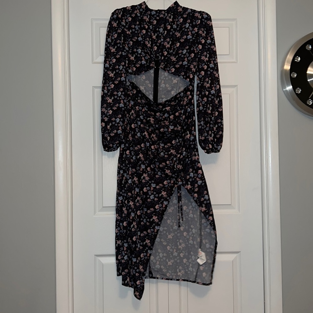 Nasty Gal Cutout Detail MIDI Dress